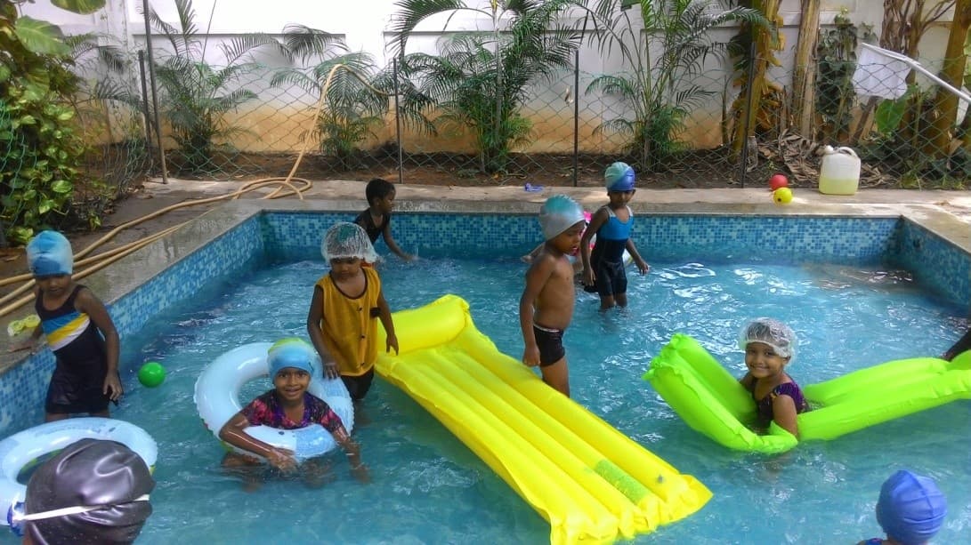 Swimming slide 3